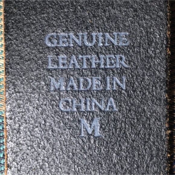 Vintage Y2K Black Bohemian Fairy Grunge Chunky 70's Style Hippie Belt / Size: M - Picture 3 of 3